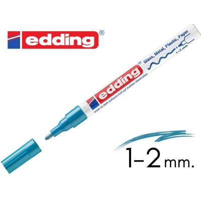 ROTULADOR EDDING 751 TINTA OPACA PUNTA MEDIA AZUL CLARO (10751-10)