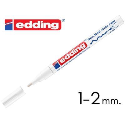ROTULADOR EDDING 751 TINTA OPACA PUNTA MEDIA BLANCO (10751-49)