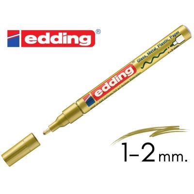 ROTULADOR EDDING 751 TINTA OPACA PUNTA MEDIA ORO (10751-53)