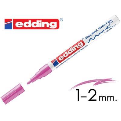 ROTULADOR EDDING 751 TINTA OPACA PUNTA MEDIA ROSA 10751-9)