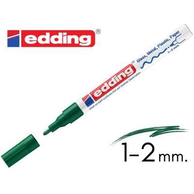 ROTULADOR EDDING 751 TINTA OPACA PUNTA MEDIA VERDE (10751-04)