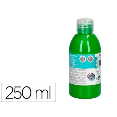 PINTURA ACRILICA LIDERPAPEL BOTE DE 250 ML VERDE OSCURO. DC27