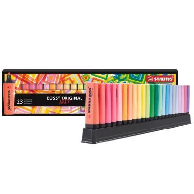 MARCADORES FLUORESCENTES SET DE ESCRITORIO 23 COL. STABILO BOSS ORIGINAL ARTY (7023-01-5-20)