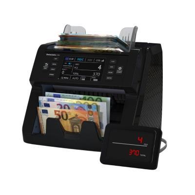 Contador de billetes profesional con verificación avanzada mediante UV, MG, IR, MT y doble sensor CI
