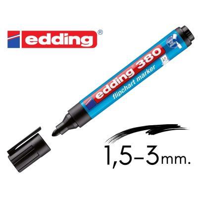 ROTULADOR FLIPCHART EDDING 380 NEGRO (380-01)