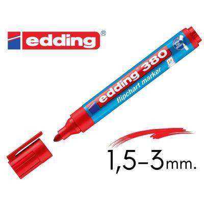 ROTULADOR FLIPCHART EDDING 380 ROJO (380-02)