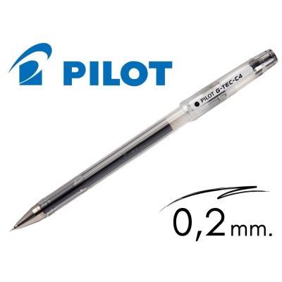 BOLIGRAFO GEL PILOT G-TEC C4 NEGRO (NG4N)