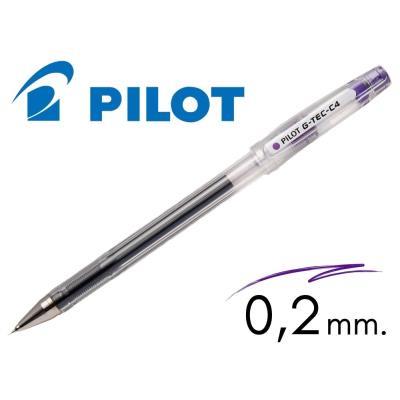 BOLIGRAFO GEL PILOT G-TEC C4 VIOLETA (NG4VI) (0302005VI)