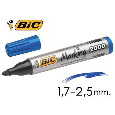 ROTULADOR PERMANENTE AZUL 2000 PUNTA CONICA BIC (8209143) (0303145AZ)