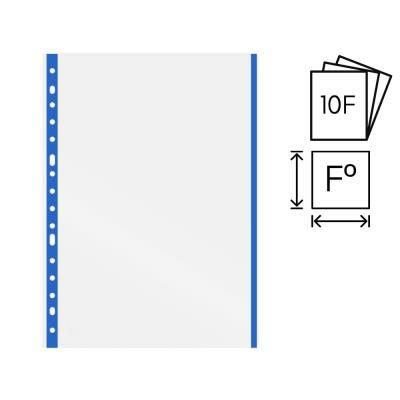 FUNDA MULTITALADRO P.P. Fº INDICADOR AZUL BOLSA 10 UD GRAFOPLAS  (05511130) (0406218AZ)
