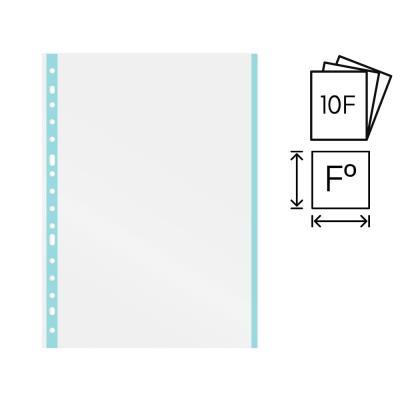 FUNDA MULTITALADRO P.P. Fº INDICADOR AZUL CIELO BOLSA DE 10 FUNDAS GRAFOPLÁS (05511133)