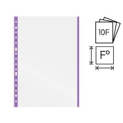 FUNDA MULTITALADRO  P.P. Fº INDICADOR VIOLETA BOLSA DE 10 FUNDAS FRAGOPLÁS (05511135)