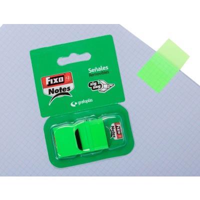 BANDERITAS FIXO CON DISPENSADOR 50 HOJAS VERDE (65006620)