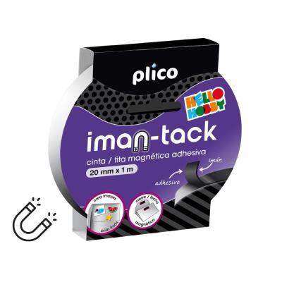 CINTA ADHESIVA MAGNÉTICA PLICO IMAN-TACK 20 MM. X 1 M. (13314) (0705135)
