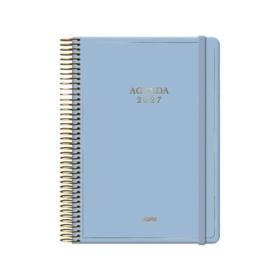 AGENDA ANUAL ESPIRAL T/D A5 D/P VELVET AZUL 2027 DOHE (13196)