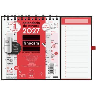 CALENDARIO C/IMAN Y LISTA PARA ESCRIBIR TAMAÑO XS FINOCAM (781350027)