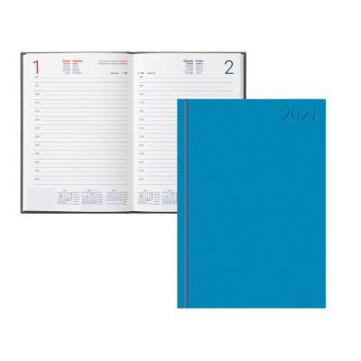 AGENDA ANUAL ENCUADERNADA A5 D/P T/D CORFU 60 GR AZUL CIELO 2027 LIDERPAPEL (175717)