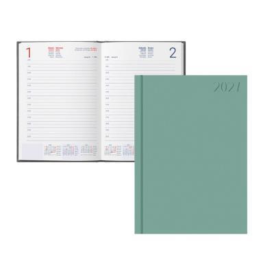 AGENDA ANUAL ENCUADERNADA A5 D/P T/D CORFU 60 GR VERDE MENTA 2027 LIDERPAPEL (175716)