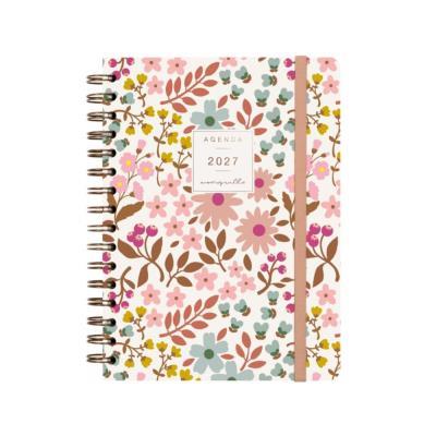 AGENDA ANUAL ESPIRAL T/D 155X212  SVH 12 MESES MONIQUILLA ROSA FINOCAM (770100427)