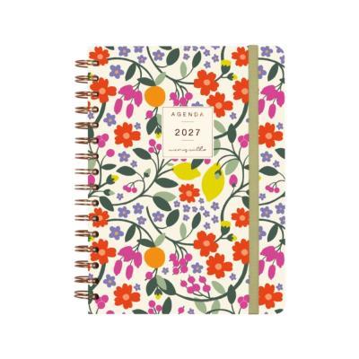 AGENDA ANUAL ESPIRAL T/D 155X212  SVH 12 MESES MONIQUILLA VERDE FINOCAM (770100327)