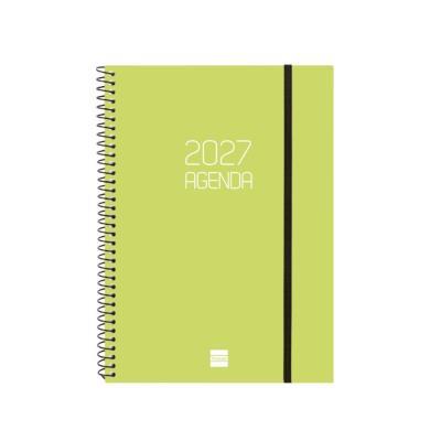 AGENDA ESPIRAL OPAQUE S/V CON GOMA 155X212 MM. LIMA FINOCAM 2027 (742762527)