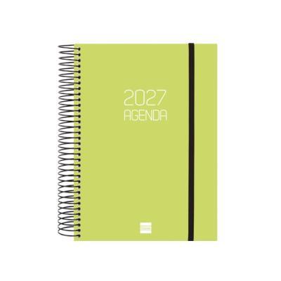 AGENDA ANUAL ESPIRAL D/P CON GOMA 155X212 MM. OPAQUE LIMA FINOCAM(742912527)