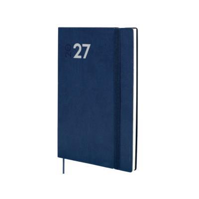 AGENDA ANUAL ENCUADERNADA T/B A5 C/ GOMA S/V VERTICAL AZUL DYNAMIC MARA FINOCAM (621121027)