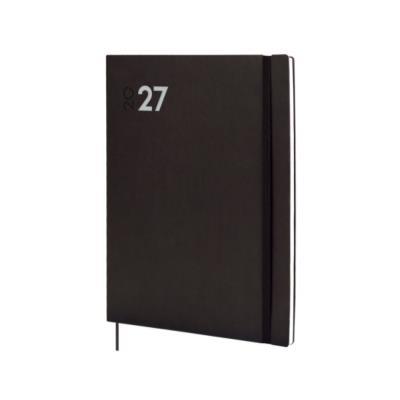 AGENDA ANUAL ENCUADERNADA A4 S/V VERTICAL C/ GOMA NEGRO DYNAMIC MARA FINOCAM (621146027)