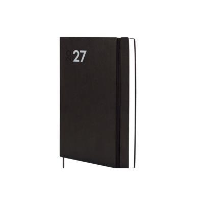 AGENDA ANUAL ENCUADERNADA T/B 165X240 MM. D/P  C/ GOMA NEGRO DYNAMIC MARA FINOCAM (621986027)