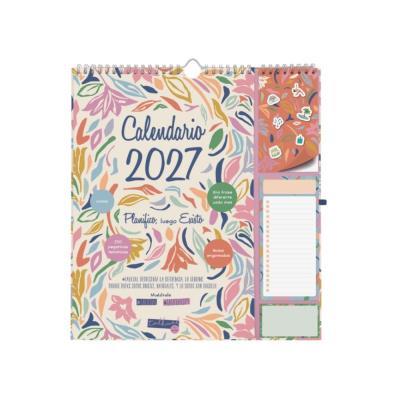 CALENDARIO DE PARED C/ESPIRAL ESCRITURA PLUS C/LISTAS Y NOTAS ADHESIVAS TALKUAL FINOCAM (785140027)
