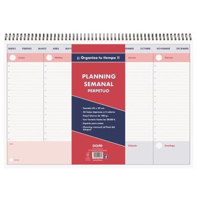 PLANNING SEMANAL SOBREMESA ESPIRAL A3 PERPETUO DOHE (12575)