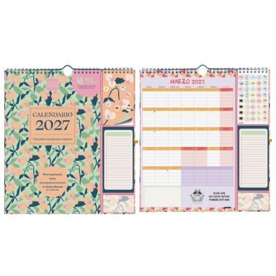 CALENDARIO PLUS C/ ESPIRAL DE PARED  16 MESES VITAE FINOCAM  26-27  (540220327)