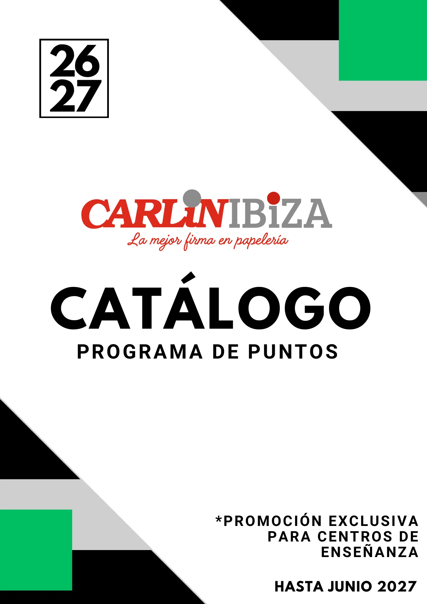 Catálogo del programa de puntos 26/27 - página 1