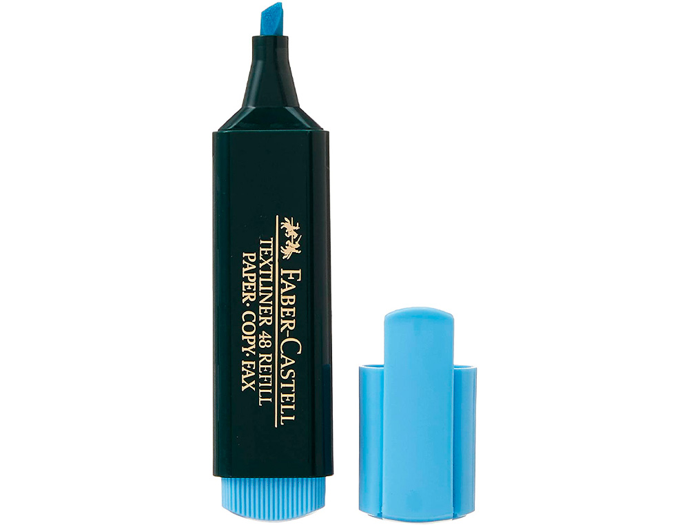ROTULADOR FABER CASTELL FLUORESCENTE TEXTLINER 48 AZUL