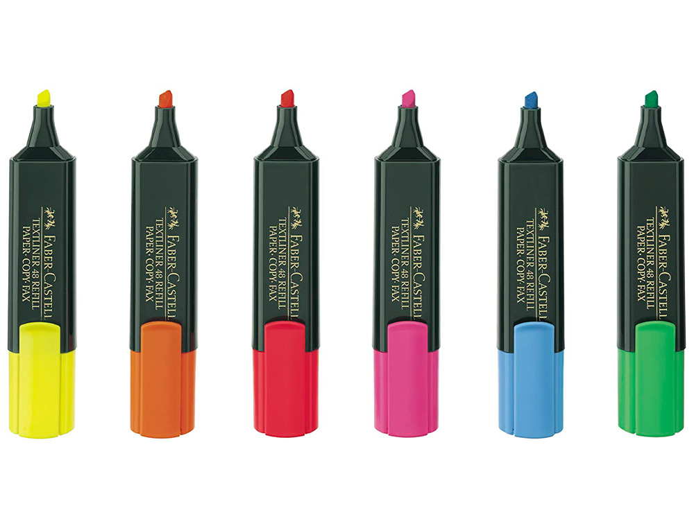 ROTULADOR FABER CASTELL FLUORESCENTE TEXTLINER 48 AZUL