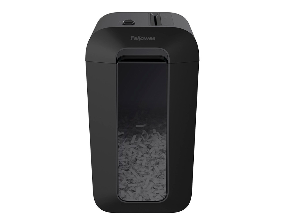 DESTRUCTORA DE DOCUMENTOS FELLOWES LX-65 CAPACIDAD DE CORTE 10 HOJAS P4 DESTRUYE GRAPAS CLIPS Y TARJETAS