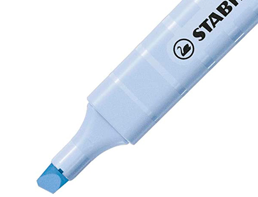 ROTULADOR STABILO FLUORESCENTE FINO SWING COOL PASTEL AZUL NUBLADO