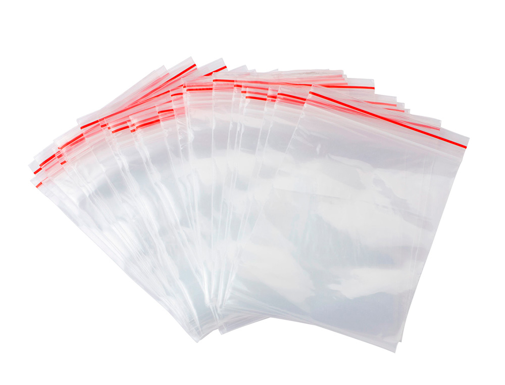 BOLSA PLASTICO AUTOCIERRE Q-CONNECT 120X180 MM PAQUETE DE 100 UNIDADES
