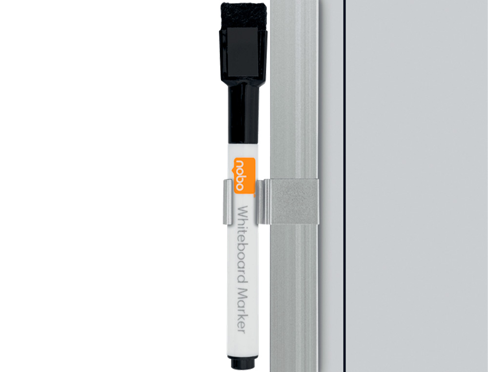 PLANIFICADOR SEMANAL NOBO MAGNETICO + TABLERO CORCHO HORIZONTAL CON MARCO DE ALUMINIO 585X190 MM