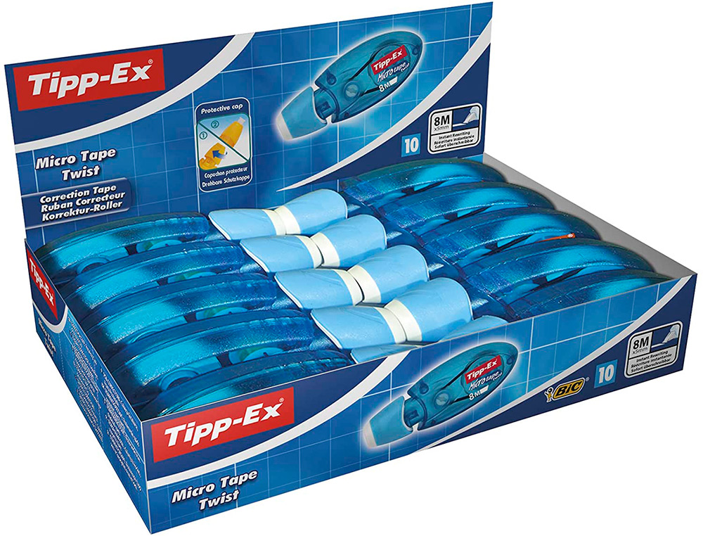 CORRECTOR TIPP-EX MICRO TAPE TWIST 5 MM X 8 MT