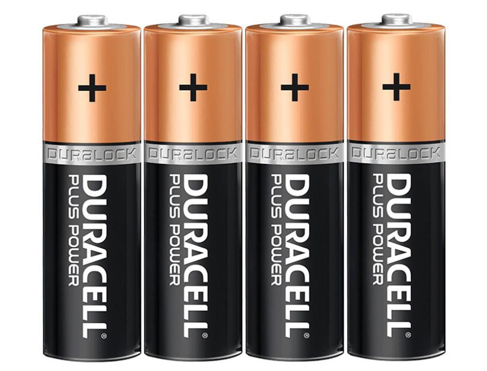PILA DURACELL ALCALINA PLUS AA BLISTER CON 4 UNIDADES