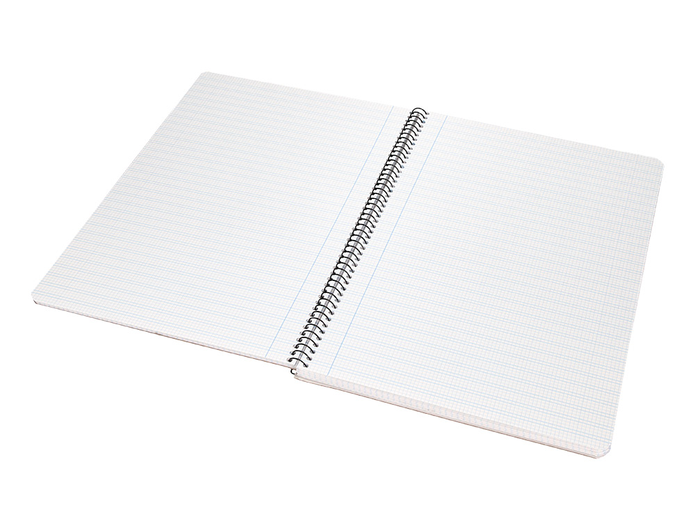CUADERNO ESPIRAL LIDERPAPEL FOLIO PAUTAGUIA TAPA BLANDA 80H 75GR CUADRO PAUTADO 2,5MM CON MARGEN COLORES SURTIDOS