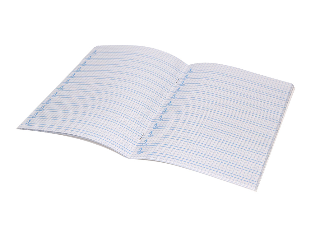 LIBRETA LIDERPAPEL PAUTAGUIA TAPA CARTONCILLO 32 HOJAS DIN A5 70 G CUADRICULADO PAUTADO 5 MM