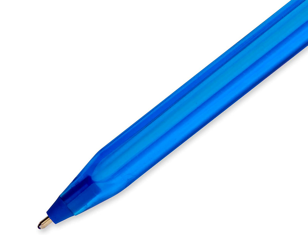 BOLIGRAFO PAPER MATE INKJOY 100 PUNTA MEDIA TRAZO 1MM AZUL