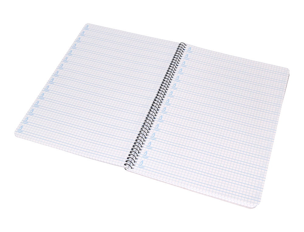 CUADERNO ESPIRAL LIDERPAPEL FOLIO PAUTAGUIA TAPA BLANDA 80H 75GR CUADRO PAUTADO 5MM CON MARGEN COLORES SURTIDOS