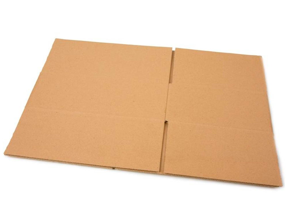 CAJA PARA EMBALAR Q-CONNECT AMERICANA CARTON RECICLADO CANAL SIMPLE 5 MM COLOR KRAFT 600X400X290 MM