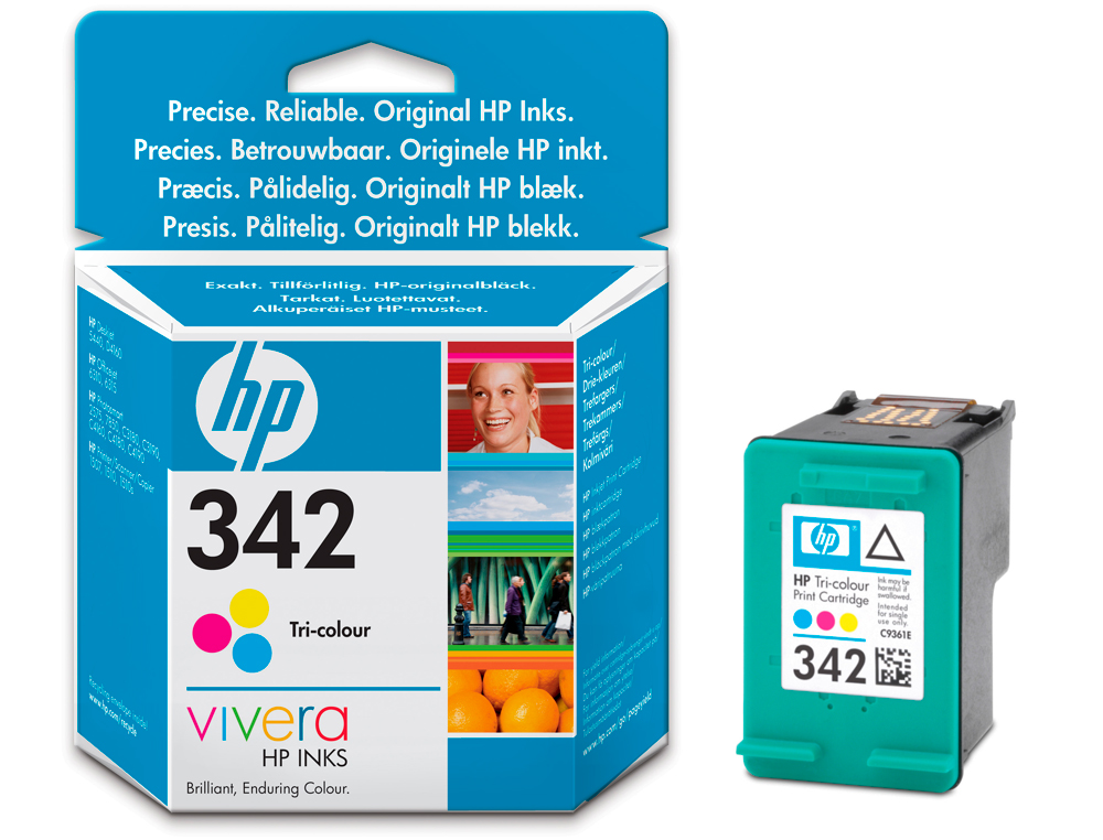 INK-JET HP PSC1510 PS 2575/C41 00/ DJ SERIE 5440/D4160 TRICOLOR N.342 -175PAG-