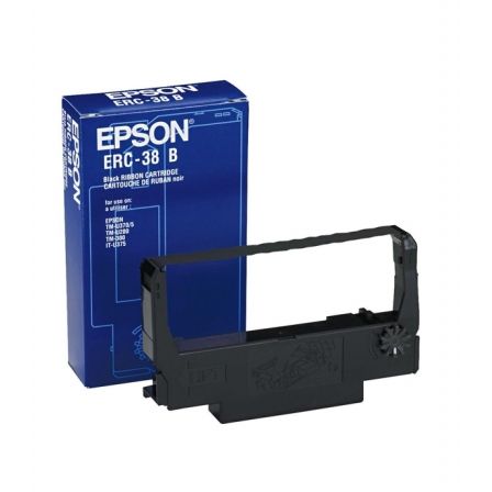 Cinta Matricial Epson ERC-38/ Negro C43S015374