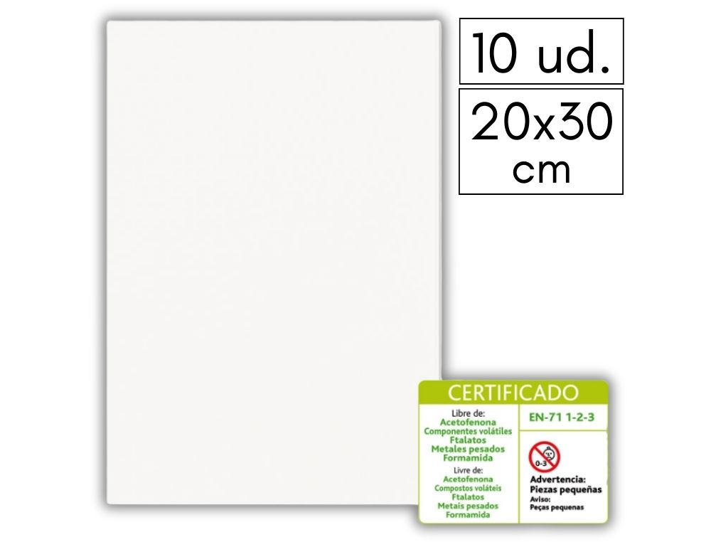 LMINA GOMA EVA LISA 20 X 30 CM 2 MM BLANCA