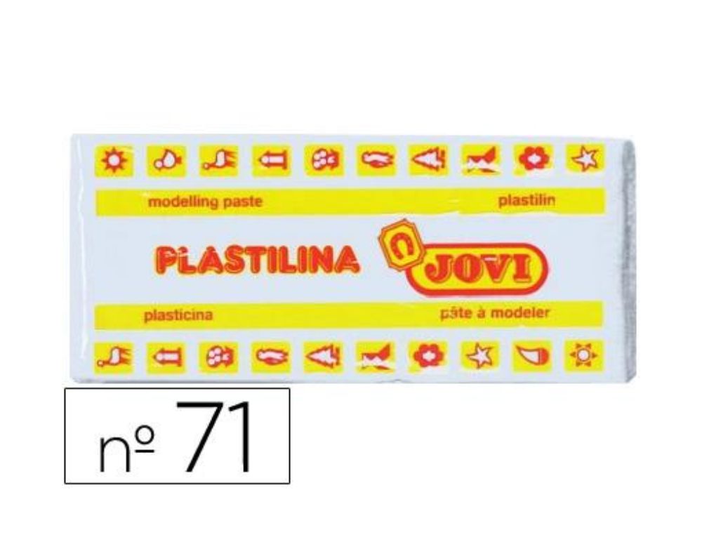 PLASTILINA JOVI 150 GRS MEDIANA BLANCO